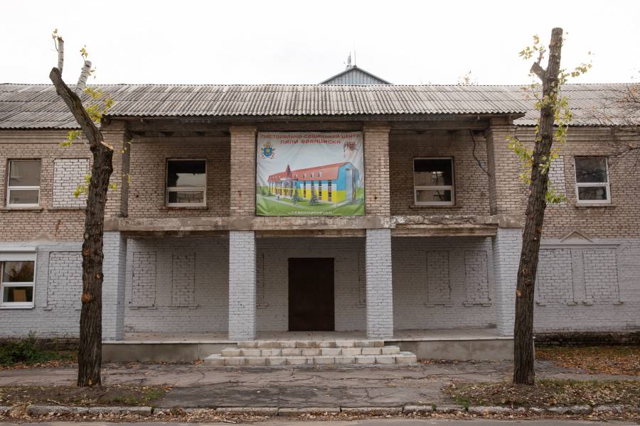 Caritas-Gebäude in Severodonetsk – das künftige Pastoral-Soziale Zentrum "Papst Franziskus"