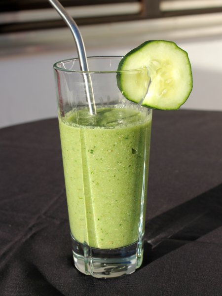 Grüner Kresse-Smoothie