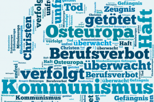 Umschlaggestaltung der Bände "Zeugen für Gott - Glauben in kommunistischer Zeit" (Ausschnitt)