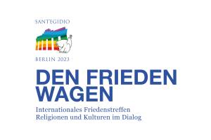 Logo des Friedenstreffens von Sant'Egidio